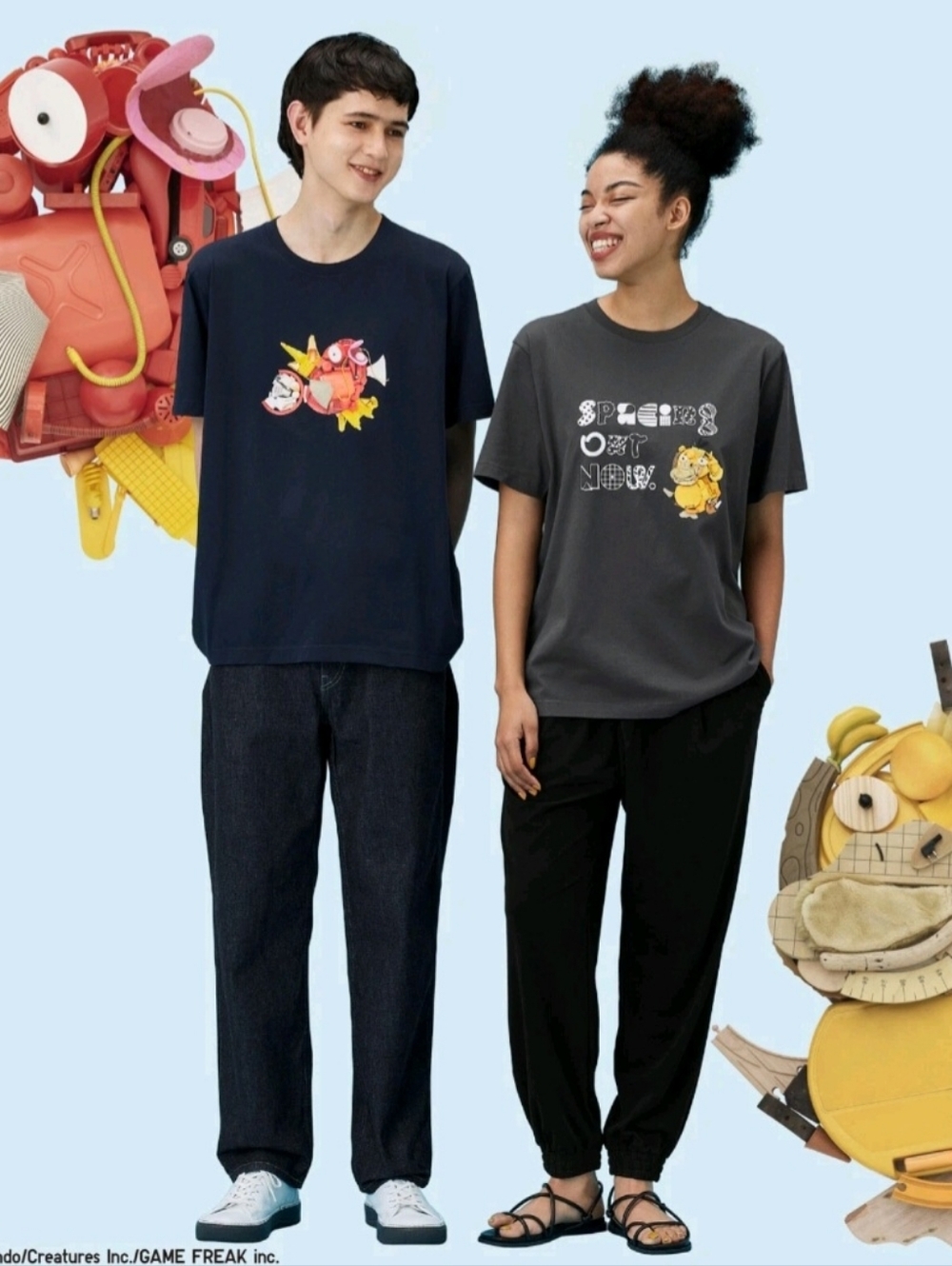 Pokémon x Uniqlo T-shirt (2022), NEW - Picture 3 of 10